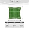 Augenstern Zippered Pillow Protectors Cover Case American-Football-Field Decorative Throw Pillow Cover Square Cushion Case 18"X18" view 4