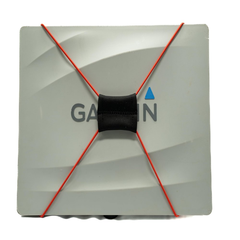 CARBONgreen Fishing Graph Cover Strap Fish Finder Bungee for Securing Graph Cover for Travel (Red, 2)