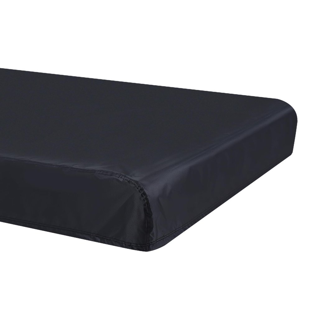 M METERXITY Billiard Pool Table Cover - Billiards Table Accessories Polyester Protection Cover, Waterproof & Dustproof (7', 92x52x8in, Black)