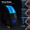Calonia 2 x Rechargeable LED Light Armbands, Reflective Running, Adjustable Flashing Safety Bracelet for Children or Adults (Blue) view 4