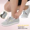 SKASO Minimalist Shoes Wide Width Shoes for Women Barefoot Walking Shoes Comfortable Fashion Sneakers Zero Drop for Gym Casual Light Grey Size 10 Wide view 3