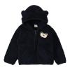 Children Sport Coat Kids Children Coat Solid Color Long Sleeved Plush Zippered Hood Thickened Cartoon (BU1, 6-12 Months) view 1