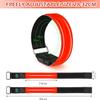 Calonia 2 x Rechargeable LED Light Armband, LED Running Armband, Adjustable Flashing LED Safety Bracelet for Children or Adults (Red) view 2