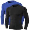 Men's Compression Long Sleeve Shirts, Cool Dry Sports Workout Shirts Underwear Athletic Baselayer Running Tops 1/2 Pack view 1