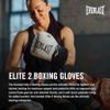 Everlast Elite 2 Boxing Gloves | Pro Training & Heavy Bag Gloves | Men & Women | Ventilated Palm | Multi-Layer Protection | Black/Gold, 12 oz view 2