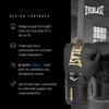 Everlast Elite 2 Boxing Gloves | Pro Training & Heavy Bag Gloves | Men & Women | Ventilated Palm | Multi-Layer Protection | Black/Gold, 12 oz view 3