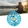 7/9 Flying Reel, Waterproof Aluminum Alloy Fly Fishing Reel for Freshwater Fishing (Blue) view 4