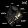 Everlast Elite 2 Boxing Gloves | Pro Training & Heavy Bag Gloves | Men & Women | Ventilated Palm | Multi-Layer Protection | Black/Gold, 14 oz view 4
