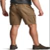 CQR Men's Quick Dry Stretch Hiking Cargo Shorts, Lightweight Water Resistant Tactical Casual, Golf & Outdoor with Pockets, Rocky Hazelnut, 30W x 10L view 2