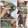 CQR Men's Quick Dry Stretch Hiking Cargo Shorts, Lightweight Water Resistant Tactical Casual, Golf & Outdoor with Pockets, Rocky Lichen, 32W x 12L view 4