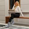 Fubotao Women's Mid Calf Rain Boots Waterproof Fashion Garden Shoes Anti-slipping Rainboots For Women Comfortable Insole Light Rain Shoes view 2