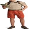 CQR Men's Quick Dry Stretch Hiking Cargo Shorts, Lightweight Water Resistant Tactical Casual, Golf & Outdoor with Pockets, Rocky Burnt Orange, 32W x 12L view 3