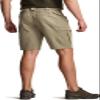 CQR Men's Quick Dry Stretch Hiking Cargo Shorts, Lightweight Water Resistant Tactical Casual, Golf & Outdoor with Pockets, Rocky Tan, 32W x 10L view 2