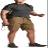 CQR Men's Quick Dry Stretch Hiking Cargo Shorts, Lightweight Water Resistant Tactical Casual, Golf & Outdoor with Pockets, Rocky Hazelnut, 34W x 10L view 3