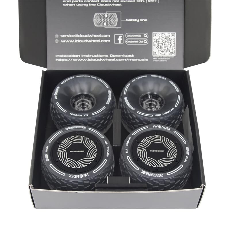 IWONDER CLOUDWHEEL Donut 120mm Hub Motor Sleeve Urban All Terrain Off Road Electric Skateboard Wheels