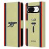 Head Case Designs Officially Licensed Arsenal FC Bukayo Saka 2021/22 Players Away Kit Leather Wallet Case Compatible with Google Pixel 8 view 1