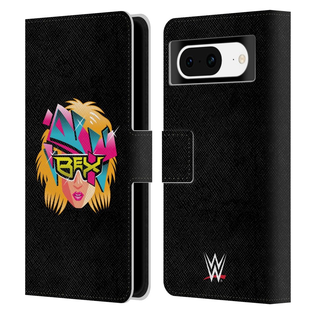 Head Case Designs Officially Licensed WWE Graphics Becky Lynch Leather Wallet Case Compatible with Google Pixel 8