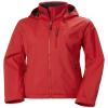 Helly Hansen Womens Crew Hooded Sailing Jacket 2.0, 162 Red - Medium view 1