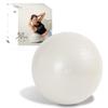 ALINCO WBF030W Balance Ball, Diameter 11.8 inches (30 cm), Chair, Stool, Lightweight, Includes Air Pump, Exercise Manual, Stretching, Fitness, Yoga, Exercise, Balance Exercise, For Home Use, Compact, Space Saving, White view 1