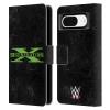 Head Case Designs Officially Licensed WWE Logo D-Generation X Leather Wallet Case Compatible with Google Pixel 8 view 1