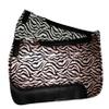 Western Zebra Pattern Soft and Comfortable Wool Felt Saddle Pad Best for Horse Racing and Riding Available in 32  32 Thickness 18mm to 25 Mm view 1