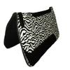 Western Zebra Pattern Soft and Comfortable Wool Felt Saddle Pad Best for Horse Racing and Riding Available in 32  32 Thickness 18mm to 25 Mm view 3