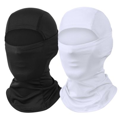 Black White Ski Mask Balaclava Shiesty Mask Men Women Winter Full Face Mask 2 Pack Adult Motorcycle Helmet Face Cover Football Snowboard