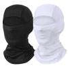 Black White Ski Mask Balaclava Shiesty Mask Men Women Winter Full Face Mask 2 Pack Adult Motorcycle Helmet Face Cover Football Snowboard view 1