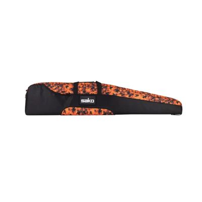 Beretta Sako X Durable Protective Capacious Zipped Soft Gun Carrying Case with Padded Shoulder Strap, Orange Camouflage