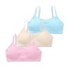 3pcs/lot Cotton Training Bra Girls Teen Underwear Teen Underwear Panties 8-15T (Color : Pink Skin Blue, Size : 8 to 14years) view 1