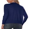 GRECERELLE Women's Long Sleeve Lightweight Cardigan Fall Knit Shrug Sweater(Navy Blue, Large) view 4