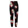 Flag of Lebanon Womens Sweatpants Drawstring Joggers Yoga Lounge Casual Pants with Pockets M view 4
