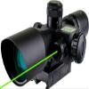 CTOPTIC 2.5x-10x40 Riflescope with Mil-Dot Reticle & Illuminated Reticle Green Laser for Hunting
