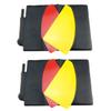 Kisangel 4 Sets Professional Referee Kit Soccer Cards Referee Case Portable Cards Football Accessory Multi-Function Wallet view 1