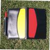 Kisangel 4 Sets Professional Referee Kit Soccer Cards Referee Case Portable Cards Football Accessory Multi-Function Wallet view 3