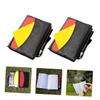 Kisangel 4 Sets Professional Referee Kit Soccer Cards Referee Case Portable Cards Football Accessory Multi-Function Wallet view 4