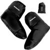 [Upgraded] Ultralight Camping Down Booties Warm Socks Sleeping Sock for Men & Women,Water-Resistant Warm Soft Cozy for Camp Sleeping Bag Backpacking Tent Down Booties Foot Warmer,M(5.5-10) Black view 1