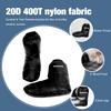 [Upgraded] Ultralight Camping Down Booties Warm Socks Sleeping Sock for Men & Women,Water-Resistant Warm Soft Cozy for Camp Sleeping Bag Backpacking Tent Down Booties Foot Warmer,M(5.5-10) Black view 3
