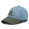 Clakllie Baseball Cap for Women Embroidered Trucker Dad Hat Low Profile Cotton Hat Outdoor Sports Run Cap,Blue/Gray view 1