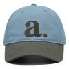 Clakllie Baseball Cap for Women Embroidered Trucker Dad Hat Low Profile Cotton Hat Outdoor Sports Run Cap,Blue/Gray view 4