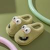 Funny Slippers for Women Winter 3D Big Eyes Soft Thick Comfy House Sandals Slides Cute Fuzzy Fluffy Slipper Shoes view 4