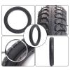 16 Inch Replacement Bicycle Tire,Inflatable Tire for Electric Bikes, Reduces Risk of Flat Tires for Electric Bike BicycleRubber view 3