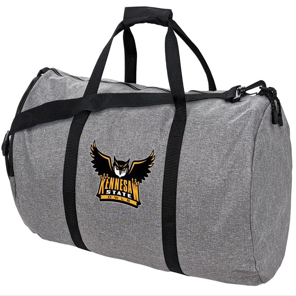 Kennesaw State University Primary Logo Lightweight Duffel Bag for Sports and Gym Packable for Travel