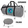 Florida Southwestern State College Primary Logo Lightweight Duffel Bag for Sports and Gym Packable for Travel view 3