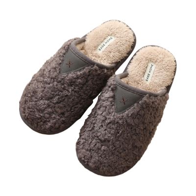Ctreela Plush Slippers for Women Men Winter Warm Fuzzy Indoor Slippers Cozy Faux Fur Shearling Thick Unisex Slip On Slipper