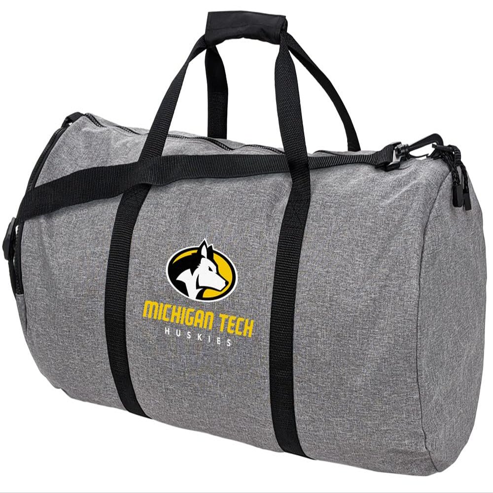 Michigan Tech University Primary Logo Lightweight Duffel Bag for Sports and Gym Packable for Travel