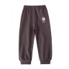 Unisex Casual Sports Pants Kid's Cotton Blend Fitness Pants Baby Girl 6 to 9 Months Clothes (Coffee, 4-5 Years) view 1