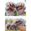 Bluelans Cute Cat Kitten Paw Fingerless Gloves Cozy Faux Fur Plush Half Finger Gloves Touchscreen Warm Mittens for Girls Women Grey view 4