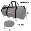 California State University Chico Primary Logo Lightweight Duffel Bag for Sports and Gym Packable for Travel view 3