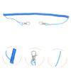 BESPORTBLE Fishing Lanyards Rope Set 8pcs 1.5m Coiled Fishing Lanyard Stainless Steel Elastic and Waterproof for Angling Tools Random view 4